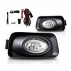 Winjet Oemfog Lights - Clear - Wiring Kit Included CFWJ-0001-C